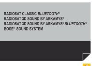 RADIOSAT CLASSIC BLUETOOTH ... - PORTAIL E-GUIDE RENAULT