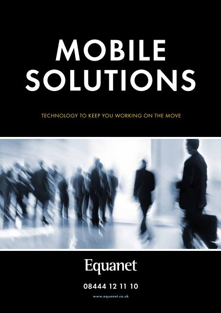 Mobile Solutions - Equanet