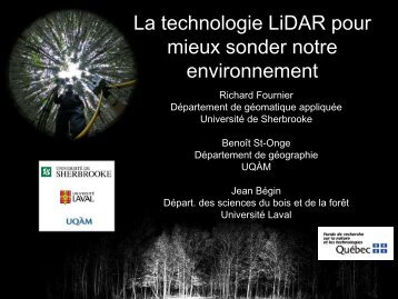 La technologie LiDAR pour mieux sonder notre environnement