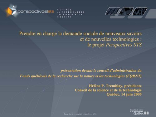 PrÃ©sentation Â« Prendre en charge la demande sociale de nouveaux ...