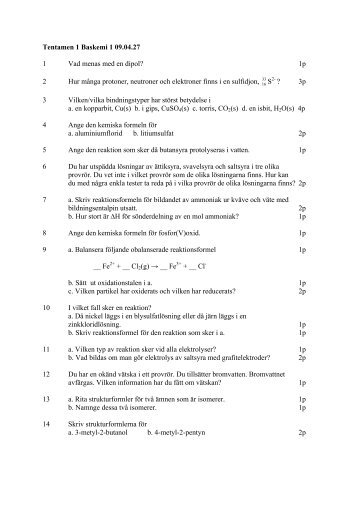 1p 2 Hur mÃ¥nga protoner, neutroner och elektroner finns i en sulfidjon