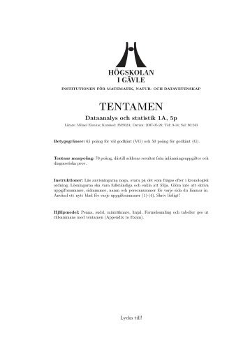 TENTAMEN