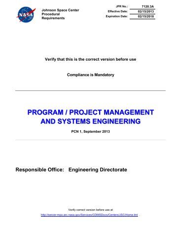 flowchart lsu Management: NASA Project Engineering Project & Systems flowchart lsu Management: NASA Project Engineering Project & Systems