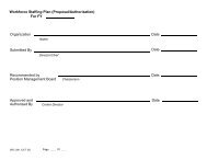 Workforce Staffing Plan (Proposal/Authorization) For FY ... - NASA