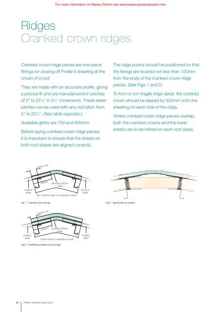 Profiled Sheeting Design Guide: Part 3 - Barbour Product Search