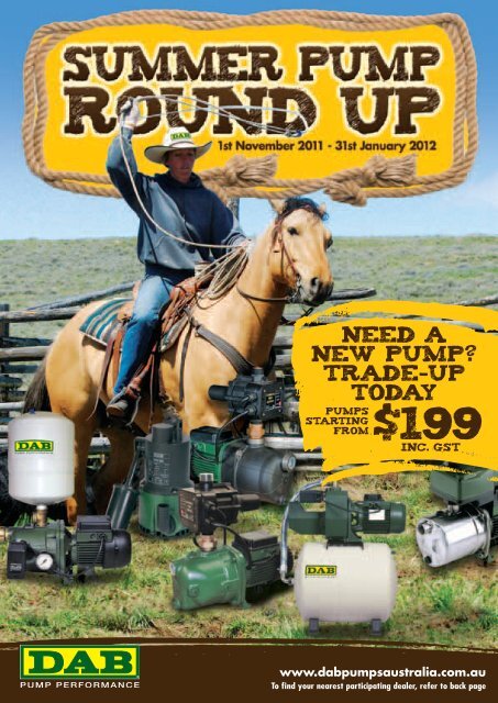 NEED A NEW PUMP? TRADE-UP TODAY - Dab Pumps