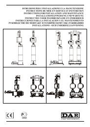 Booster Active Driver Manual - Dab Pumps