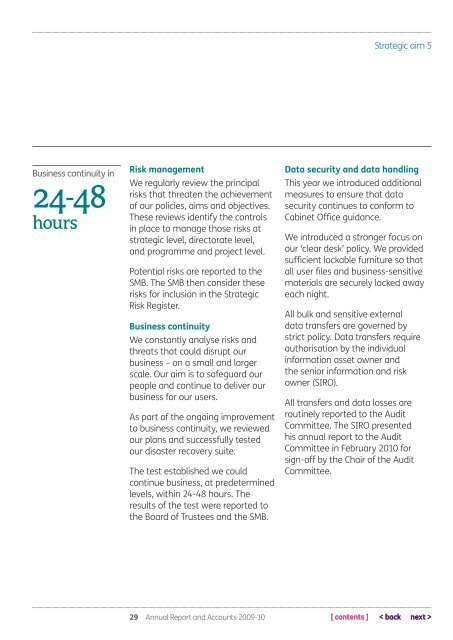 Annual Report and Accounts 2009-10 - Welfare Reform impact ...