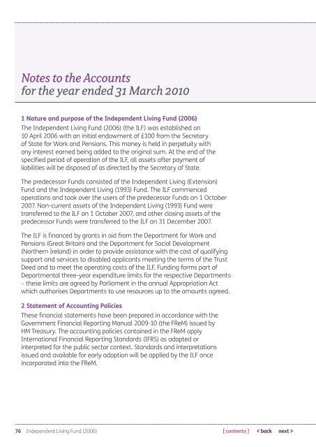 Annual Report and Accounts 2009-10 - Welfare Reform impact ...