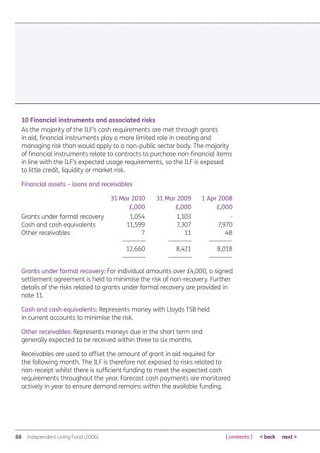 Annual Report and Accounts 2009-10 - Welfare Reform impact ...