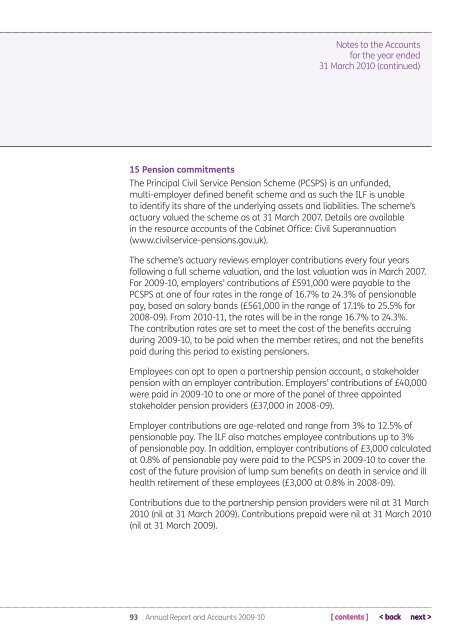 Annual Report and Accounts 2009-10 - Welfare Reform impact ...