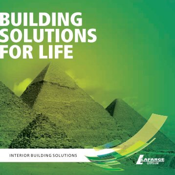 BUILDING SOLUTIONS FOR LIFE