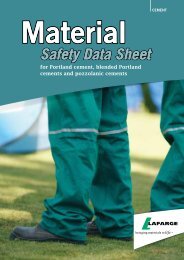 Material Safety Data Sheet - Lafarge in South Africa