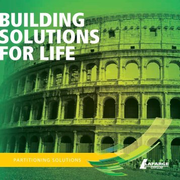 BUILDING SOLUTIONS FOR LIFE - Lafarge in South Africa