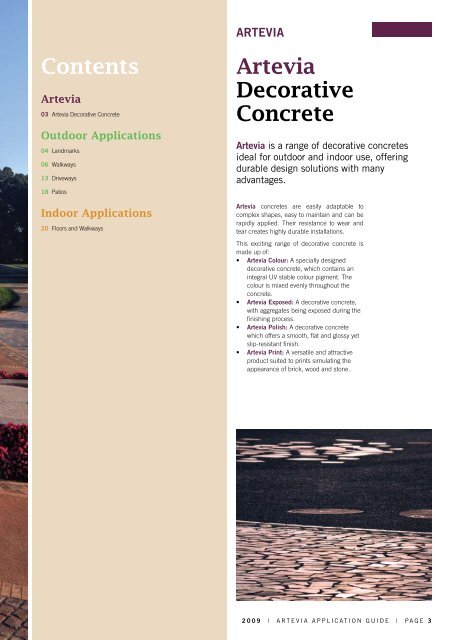 Artevia Decorative Concrete - Lafarge in South Africa