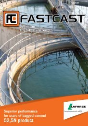 Fastcast Material Material Safety Data Sheet - Lafarge in South Africa