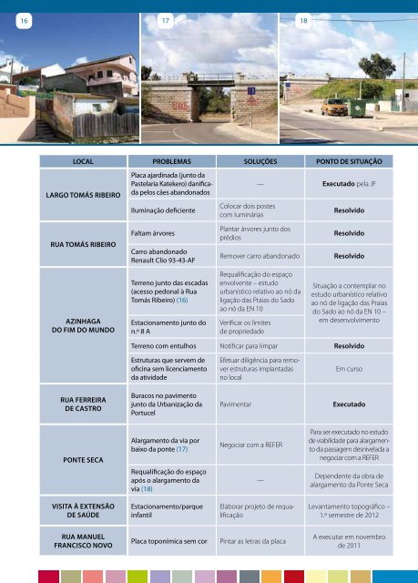 Caderno da freguesia do Sado (setembro 2011) - CÃ¢mara Municipal ...