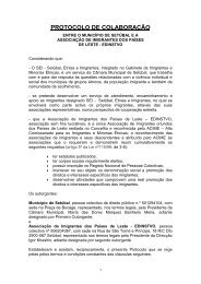 protocolo de colaboraÃ§Ã£o - CÃ¢mara Municipal de SetÃºbal