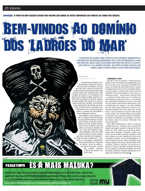 piratas a bordo - Mundo Universitário