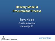 Delivery Model & Procurement Process