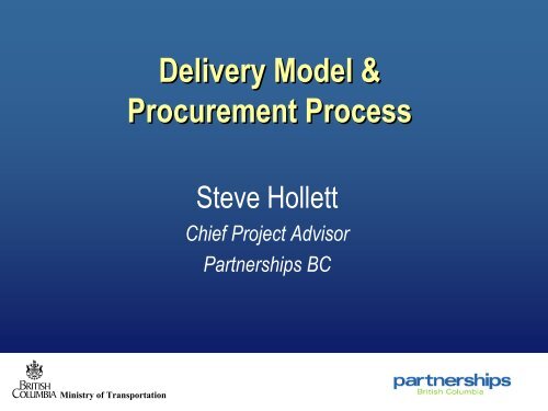 Delivery Model & Procurement Process