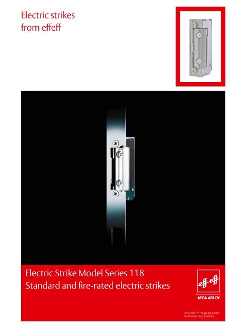 Elektro-Türöffner 118E 130 10-24 V AC//DC DIN L//R