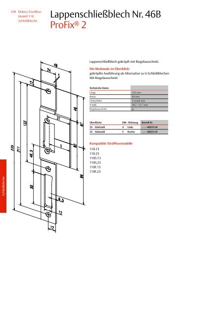 Elektro-TÃ¼rÃ¶ffner von effeff - Felgner Sicherheitstechnik GmbH & Co ...