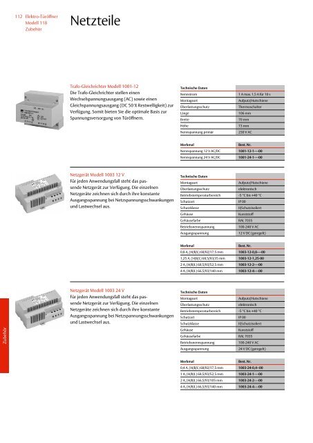 Elektro-TÃ¼rÃ¶ffner von effeff - Felgner Sicherheitstechnik GmbH & Co ...