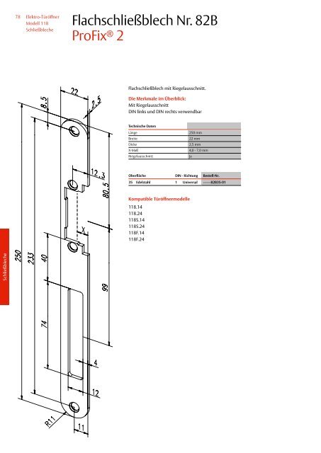 Elektro-TÃ¼rÃ¶ffner von effeff - Felgner Sicherheitstechnik GmbH & Co ...