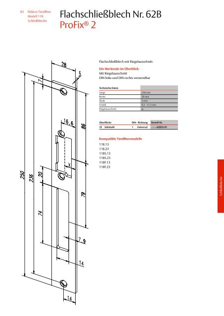 Elektro-TÃ¼rÃ¶ffner von effeff - Felgner Sicherheitstechnik GmbH & Co ...