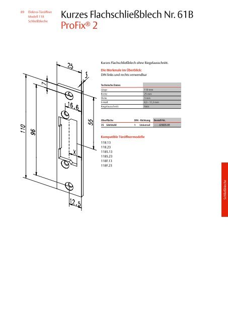 Elektro-TÃ¼rÃ¶ffner von effeff - Felgner Sicherheitstechnik GmbH & Co ...