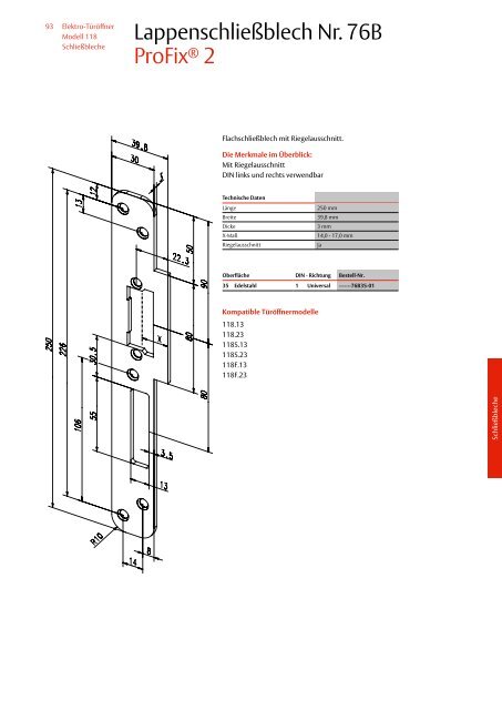 Elektro-TÃ¼rÃ¶ffner von effeff - Felgner Sicherheitstechnik GmbH & Co ...