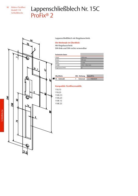 Elektro-TÃ¼rÃ¶ffner von effeff - Felgner Sicherheitstechnik GmbH & Co ...