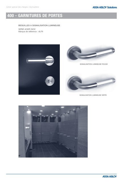 100 - SERRURES - ASSA ABLOY