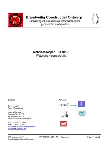 Technisch rapport TR1 MP0.3 - Infosteel