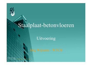 Staalplaat betonvloeren Staalplaat-betonvloeren - Infosteel