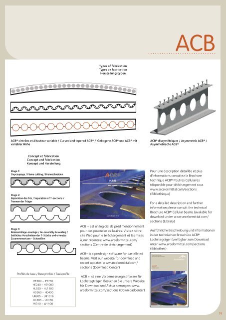 ProfilÃ©s et Aciers Marchands Sections and Merchant Bars ... - Infosteel