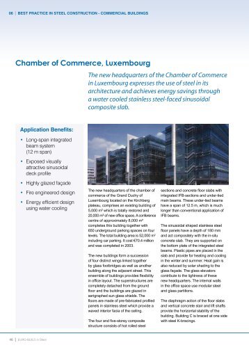 Chamber of Commerce, Luxembourg - Infosteel