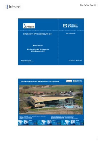 Etude de cas : Piscine 'Syrdall Schwemm' Ã  Niederanven - Infosteel