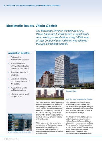 Bioclimatic Towers, Vitoria Gazteiz - Infosteel
