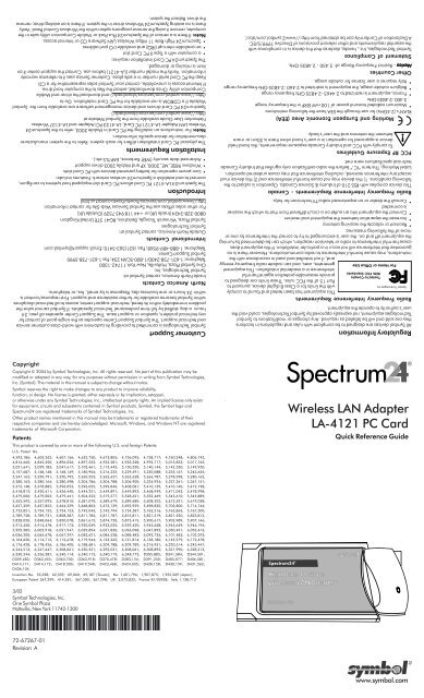 Wireless LAN Adapter LA-4121 PC Card