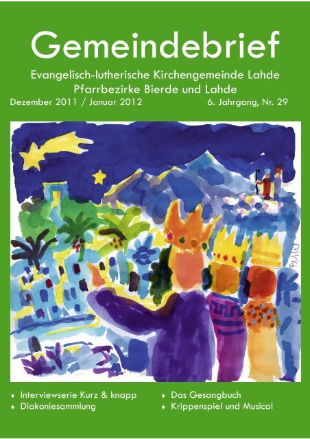 Gemeindebrief - Ev.-luth. Kirchengemeinde Lahde