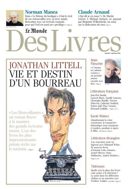 Jonathan Littell Le Monde - 