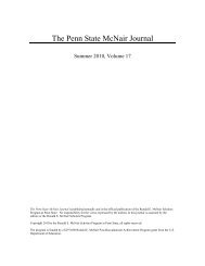 The Penn State McNair Journal - the list of offices - Penn State ...