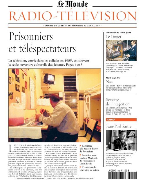 Lundi 4 Avril Le Monde