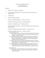 1 GRADUATE COUNCIL MEETING 18 January 2012 102 Kern ...