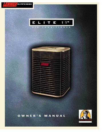 Lennox Elite Series Service Manual