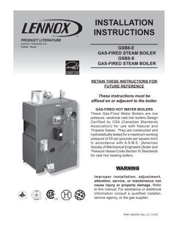 Lennox complete heat manual Lennox complete heat manual