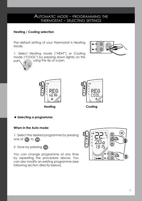 Outline installation & maintenance instructions