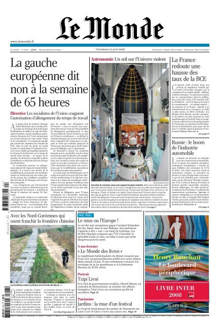 La gauche europÃ©enne dit non Ã la semaine de 65 heures - Le Monde